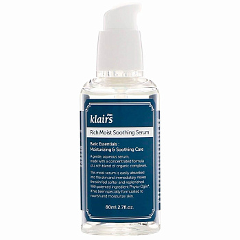 Dear, Klairs Rich Moist Soothing Serum