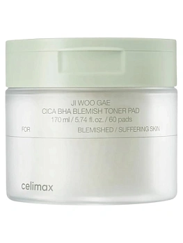 Celimax Ji Woo Gae Cica BHA Blemish Toner Pad