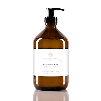 Essential Parfums Paris Liquid Body & Hand Soap Nice Bergamote 500 ml.