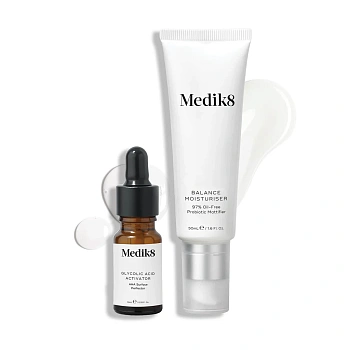 Medik8 Balance Moisturiser with Glycolic Acid 50 ml. + 10 ml.