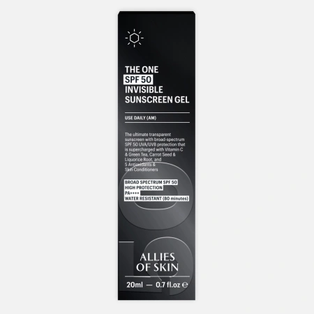Allies of Skin The One SPF 50 Invisible Sunscreen Gel 20 ml.