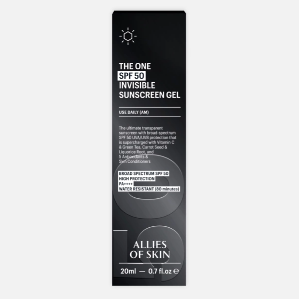 Allies of Skin The One SPF 50 Invisible Sunscreen Gel 20 ml.