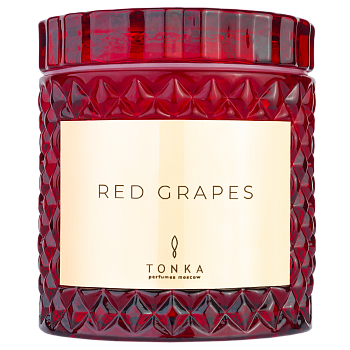 Tonka Perfumes Red Grapes Candle 220 ml.