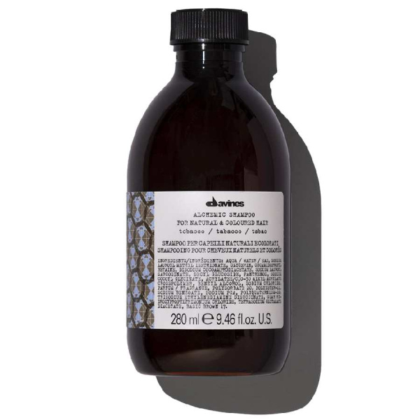 DAVINES Alchemic Shampoo For Natural And Coloured Hair Tobacco