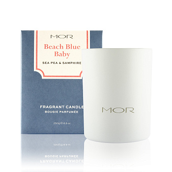 MOR Beach Blue Baby Sea Pea & Samphire Candle