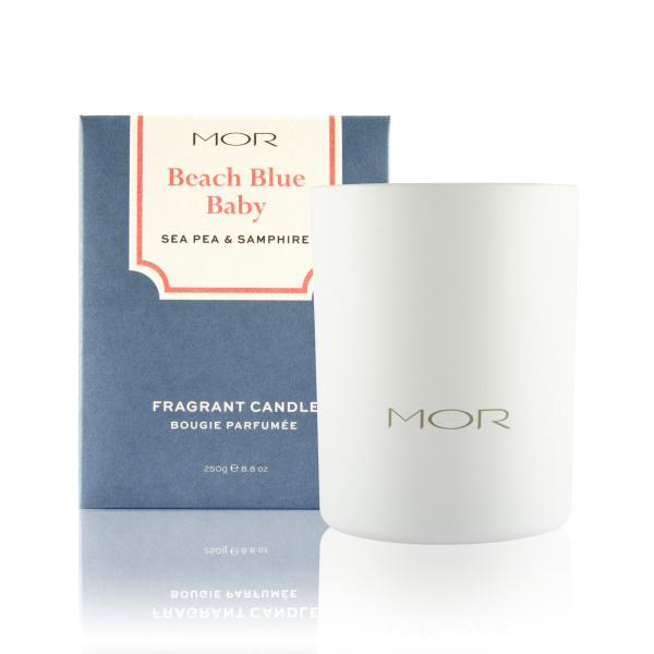 MOR Beach Blue Baby Sea Pea & Samphire Candle