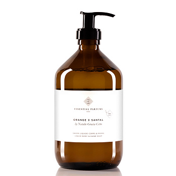 Essential Parfums Paris Liquid Body & Hand Soap Orange X Santal 500 ml.