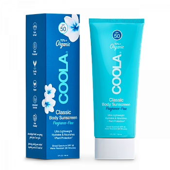 COOLA Classic Body Sunscreen Fragrance-Free SPF50 148 ml.