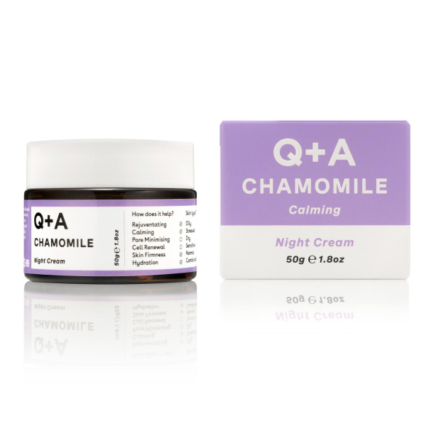 Q+A Chamomile Calming Night Cream