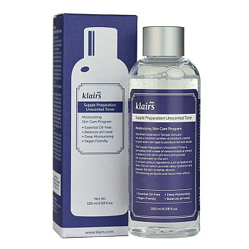 Dear, Klairs Supple Preparation Unscented Toner 180 ml.