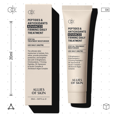 Allies of Skin Peptides & Antioxidants Advanced Firming Daily Treatment 20 ml.